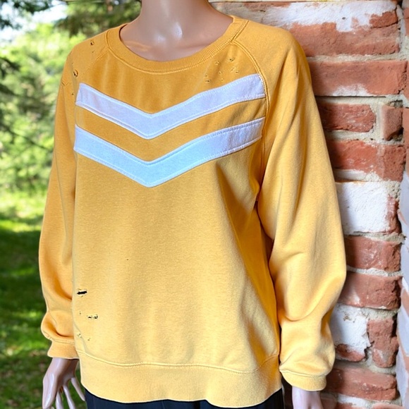 Forever 21 Distressed Chevron Sweatshirt - Picture 13 of 16
